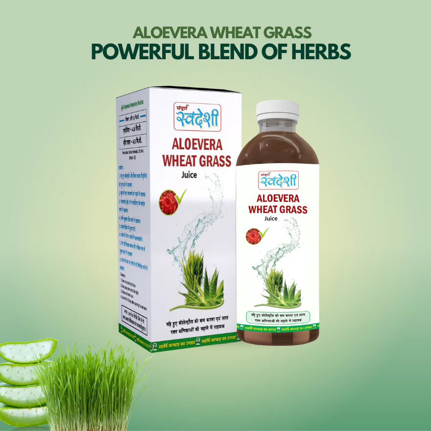 Aloe Vera Wheat Grass Juice 1000 ml - Image 2